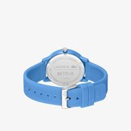 Picture of Reloj Lacoste.12.12 × Netflix de silicona azul claro 42mm