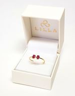 Picture of Anillo Codols rubíes rojos ovales 0,34CT