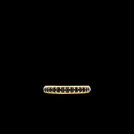 Picture of Anillo de plata con baño dorado y onix negro