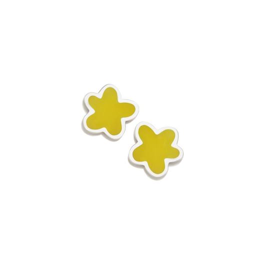 Foto de Pendientes flor limón