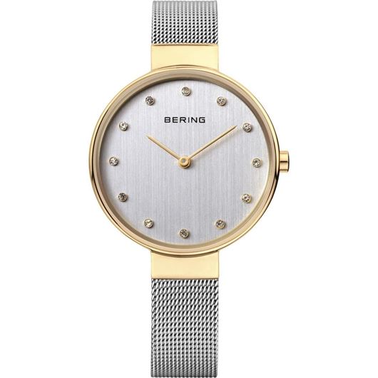 Picture of Reloj Bering mujer clásico malla fina bicolor 34mm