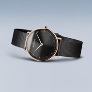 Foto de Reloj ultra slim clásico negro 29mm