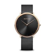 Picture of Reloj ultra slim negro caja rose 39mm