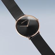 Picture of Reloj ultra slim negro caja rose 39mm