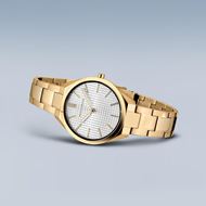 Foto de Reloj Ultra Slim esfera blanca y color tono oro 31mm