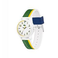 Foto de Reloj cadete rider en tonos blanco, verde y amarillo 36mm