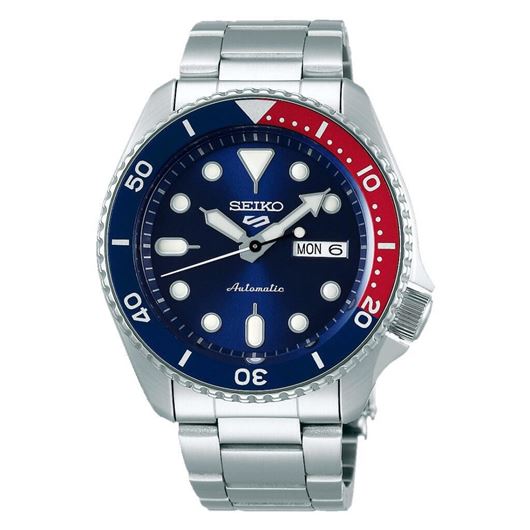 Picture of Reloj Seiko 5 Sports automático azul/rojo