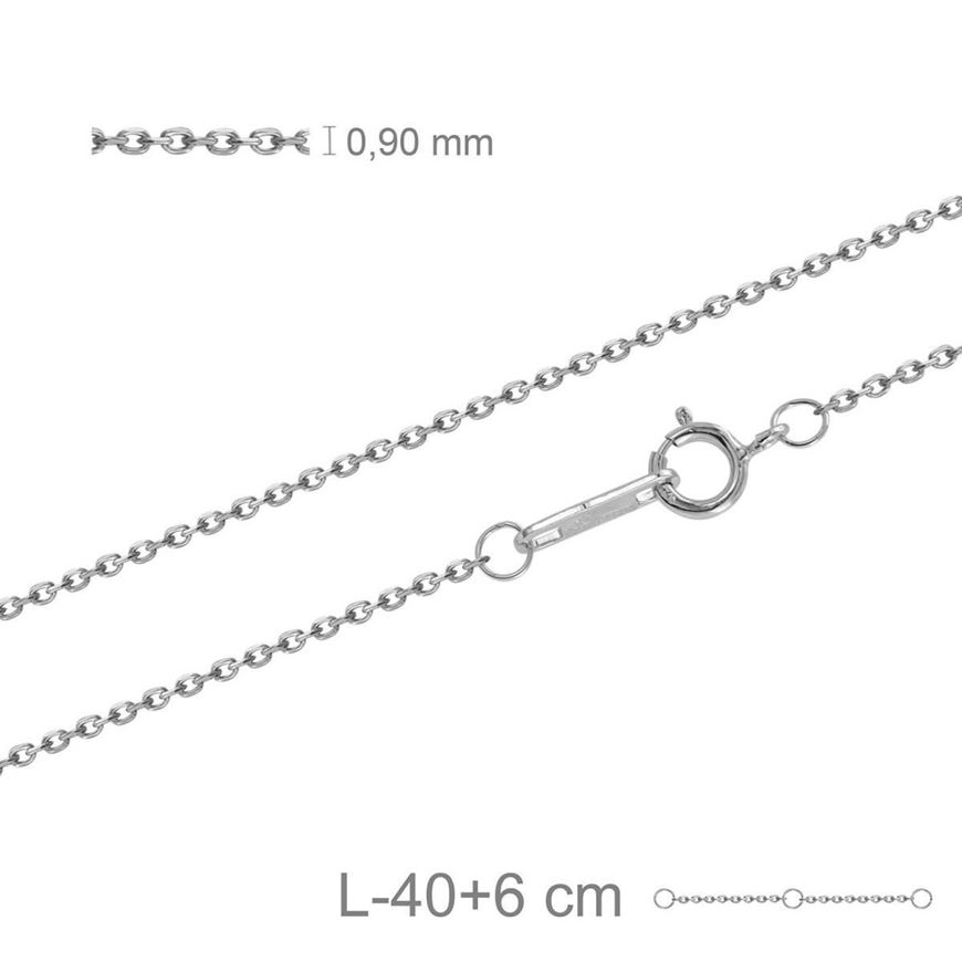 Foto de Cadena de plata 45cm