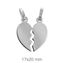 Foto de Colgante plata corazón partido