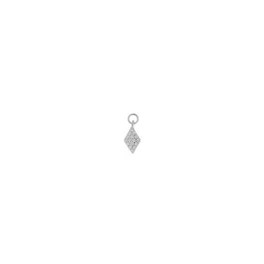 Foto de Charm rombo plata con circonitas blancas · Miscellany Charms