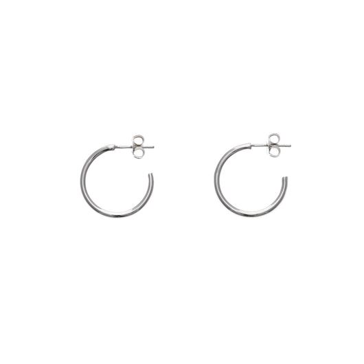 Picture of Pendientes aros de plata 15mm