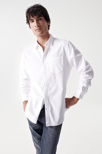Picture of Camisa básica Oxford blanco
