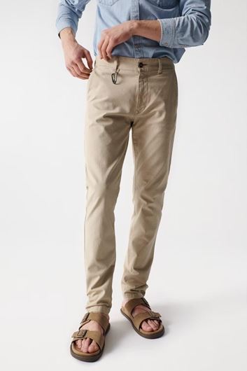 Picture of Pantalón chino beige slim fit