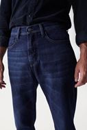 Foto de Pantalón vaquero S-Repel azul oscuro Tapered fit