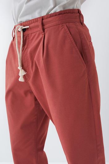 Picture of Pantalón chino S-Repel coral Tapered fit