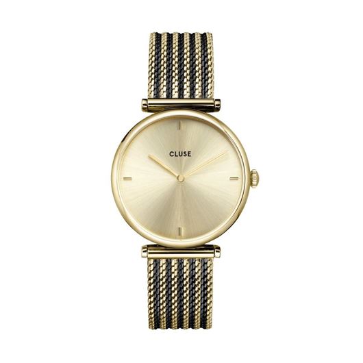 Foto de Reloj de mujer Triomphe Mesh Full dorado