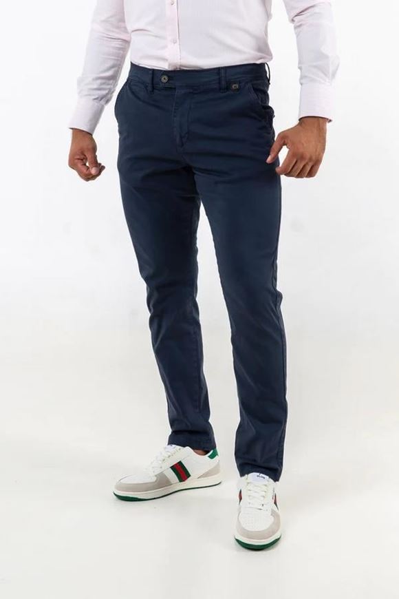 Picture of Pantalón chino slim fit azul marino