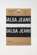 Foto de Pack calzoncillos boxer Salsa Jeans blanco y negro