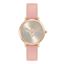 Picture of Reloj Signature Abeja 28mm ultra slim correa piel rosa empolvado