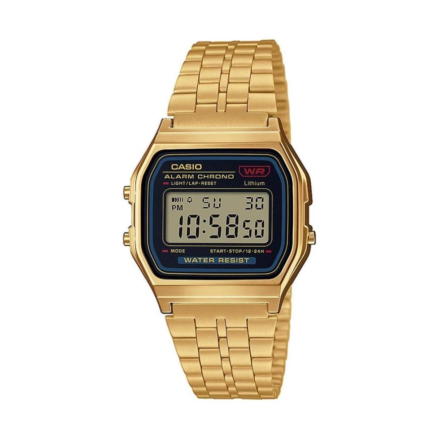 Foto de Reloj Retro Vintage Casio acero inoxidable tono oro