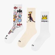 Picture of Pack 3 calcetines Athletic Basquiat blancos