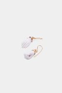 Picture of Pendientes Little Hands Hook  White