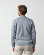 Foto de Chaqueta combinada de cremallera en punto de lana mezcla `tipo bomber´