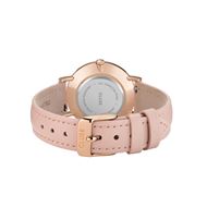 Foto de Reloj de mujer Minuit Leather en rosado y correa de cuero rosa 