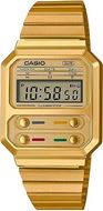Foto de Reloj unisex Retro Vintage Casio acero inoxidable tono oro
