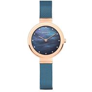Foto de Reloj de cuarzo con correa de acero inoxidable y cristal de zafiro 28mm