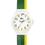 Picture of Reloj cadete rider en tonos blanco, verde y amarillo 36mm