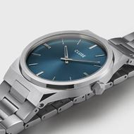 Foto de Reloj de hombre Vigoureux 40 H-link acero y azul petróleo