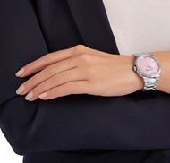 Foto de Reloj Swarovski City Pink en plateado y esfera rosa