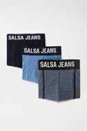 Foto de Pack 3 calzoncillos boxers tonos azules