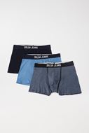 Foto de Pack 3 calzoncillos boxers tonos azules