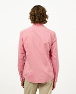 Foto de Camisa sport slim fit en microestructura de algodón rojo