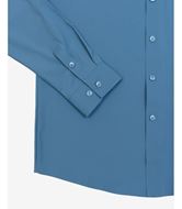 Picture of Camisa manga larga tejido elástico en color azul lago 