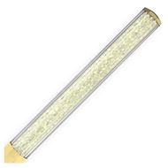 Foto de Bolígrafo Crystalline forma octagonal color amarillo dorado