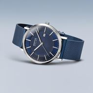 Foto de Reloj Bering Solar azul tornasol esfera azul caballero 39mm