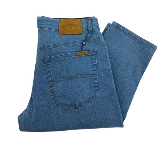 Foto de Pantalón vaquero 5 bolsillos azul medio