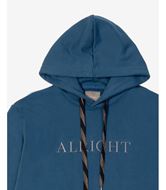 Foto de Sudadera con capucha Alright azul agua