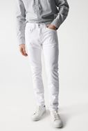 Foto de Pantalón vaquero blanco slim fit