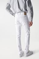 Foto de Pantalón vaquero blanco slim fit