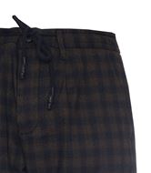 Foto de Pantalón chino cuadro negro y marrón slim fit