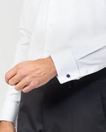 Picture of Camisa de vestir blanca/azul micropunto