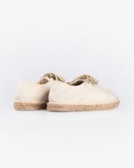 Foto de Alpargatas beige con cordones