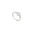 Picture of Anillo flor de oro blanco 18kt y circonitas 
