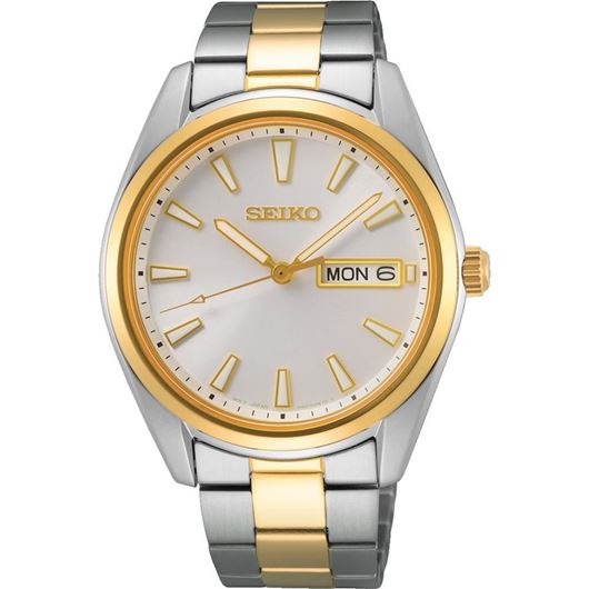 Picture of Reloj Seiko Neo Classic doble calendario bicolor