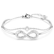 Foto de Pulsera Hyperbola Infinito, Blanco, Baño de rodio