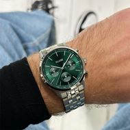 Foto de Reloj Cluse Anthéor Multifunction en acero y esfera color verde